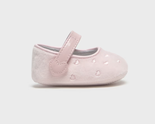 Mayoral lány balerina cipő bordázott sima 15-19 Blush Másodlagos kép