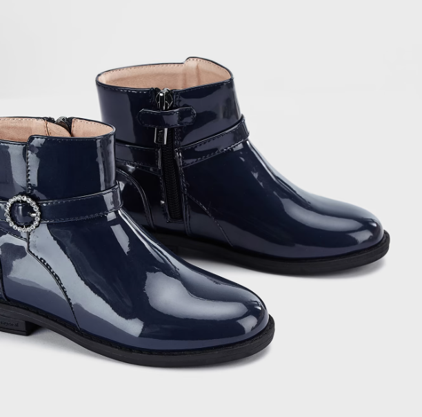 Mayoral lakkozott lány bakancs 31-35 Navy Blue Másodlagos kép