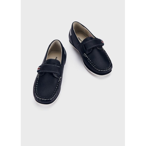 Mayoral pantofi baieti mocasini din piele 19-25, Navy blue cu scai Fő kép