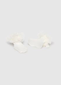 Mayoral set fete sosete cu bentita 0-18 luni Off-white