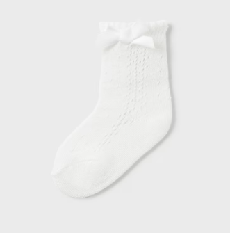 Mayoral sosete fete ajurate 0-18 luni Off-white