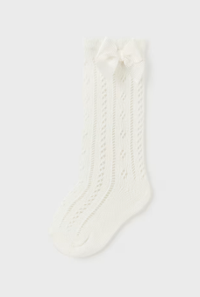 Mayoral sosete fete lungi ajurate 6-36 luni Off-white Fő kép