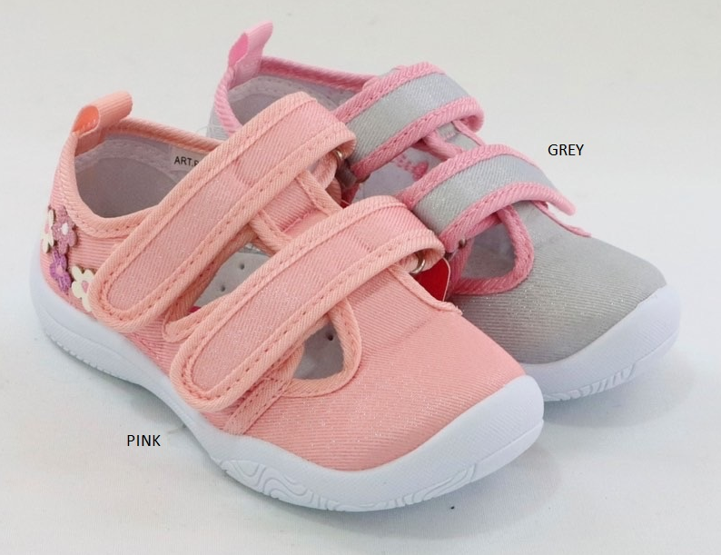 Padini tenisi fete decupati 25-30 Grey cu floricele Fő kép