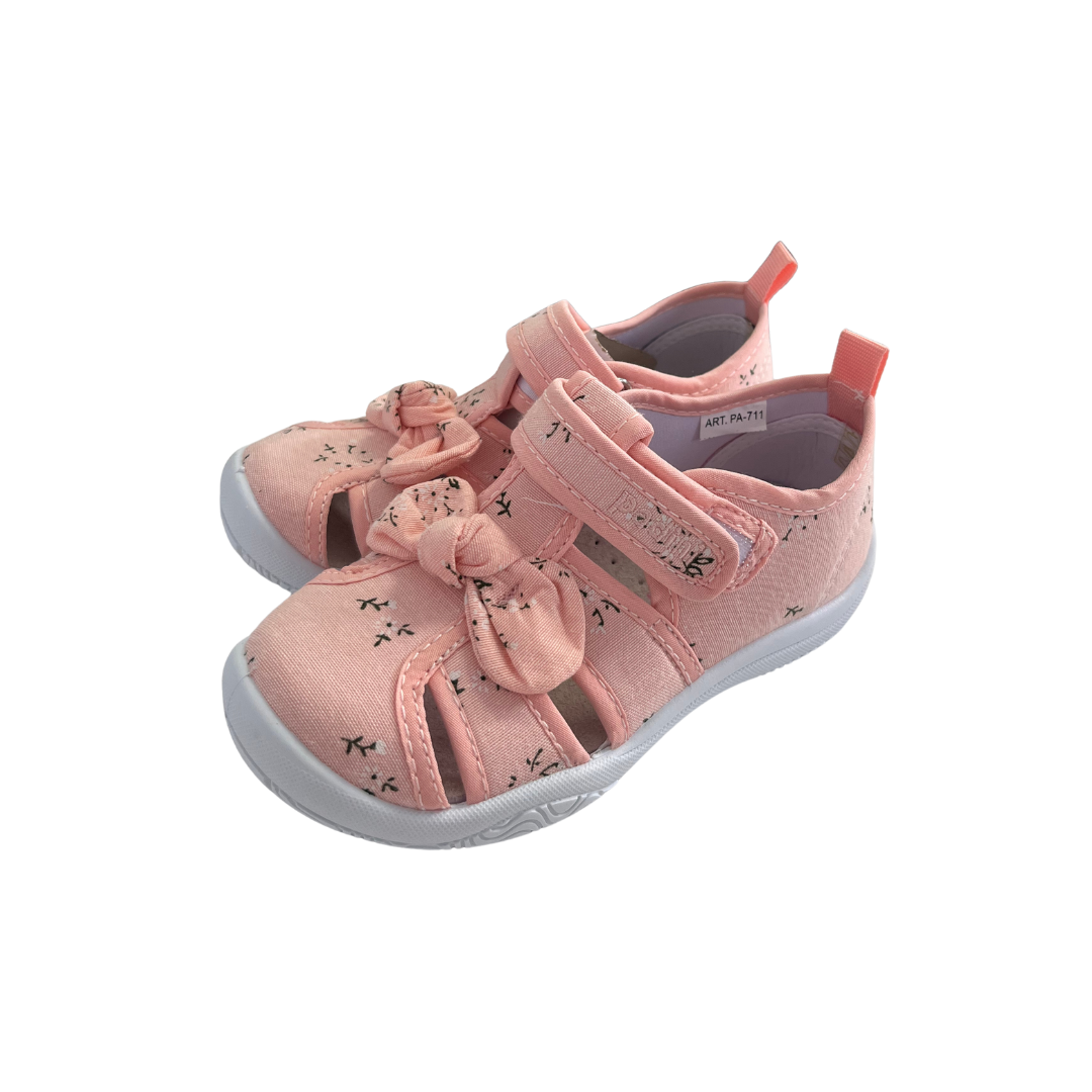 Padini tenisi fete decupati 25-30 Pink cu fundita si floricele Fő kép
