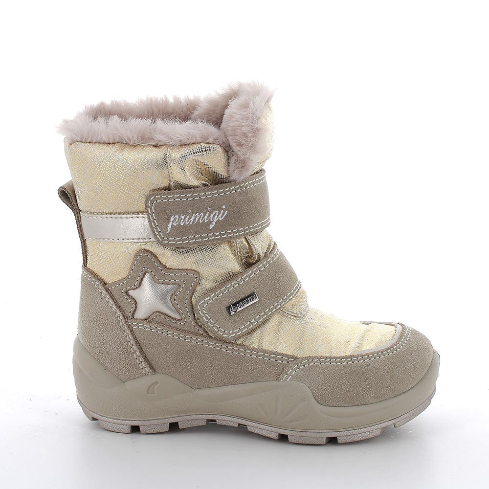 Primigi bélelt GORE-TEX lány csizma 31-33 Elefántcsont/Arany Másodlagos kép