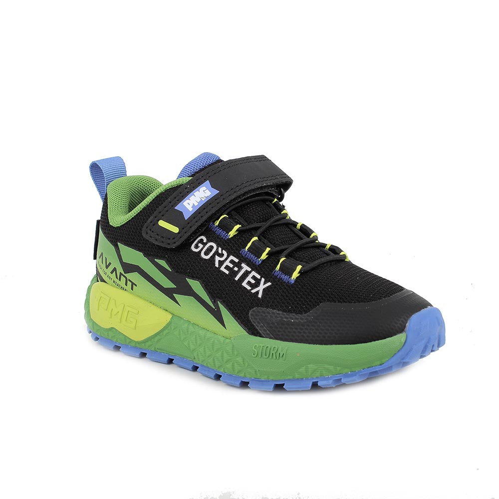 Primigi sportcipő fiúknak Gore-Tex 24-36 Tess.Rete Fekete-Fluo zöld Fő kép