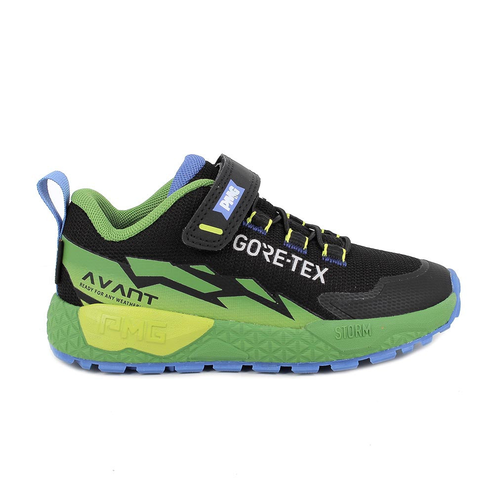 Primigi sportcipő fiúknak Gore-Tex 24-36 Tess.Rete Fekete-Fluo zöld Másodlagos kép