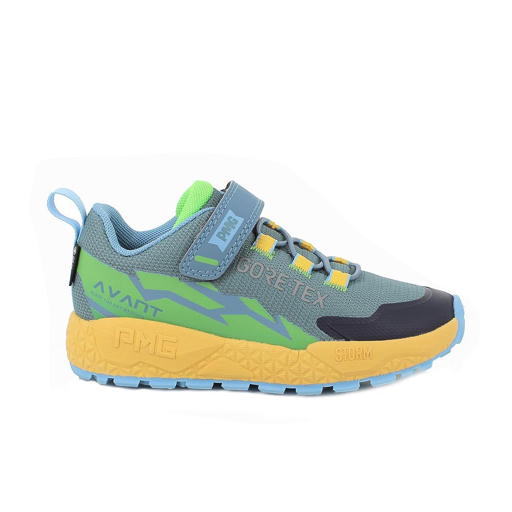 Primigi Gore-Tex sportcipő fiúknak 24-36 Tess.Rete Petrolio-Verde Másodlagos kép