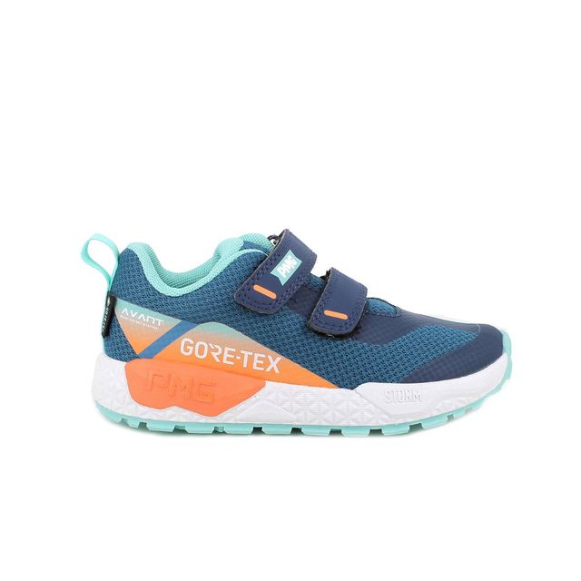 Primigi fiú sportcipő Gore-Tex 24-36 Tess.Rete Petrolo/Aranc.