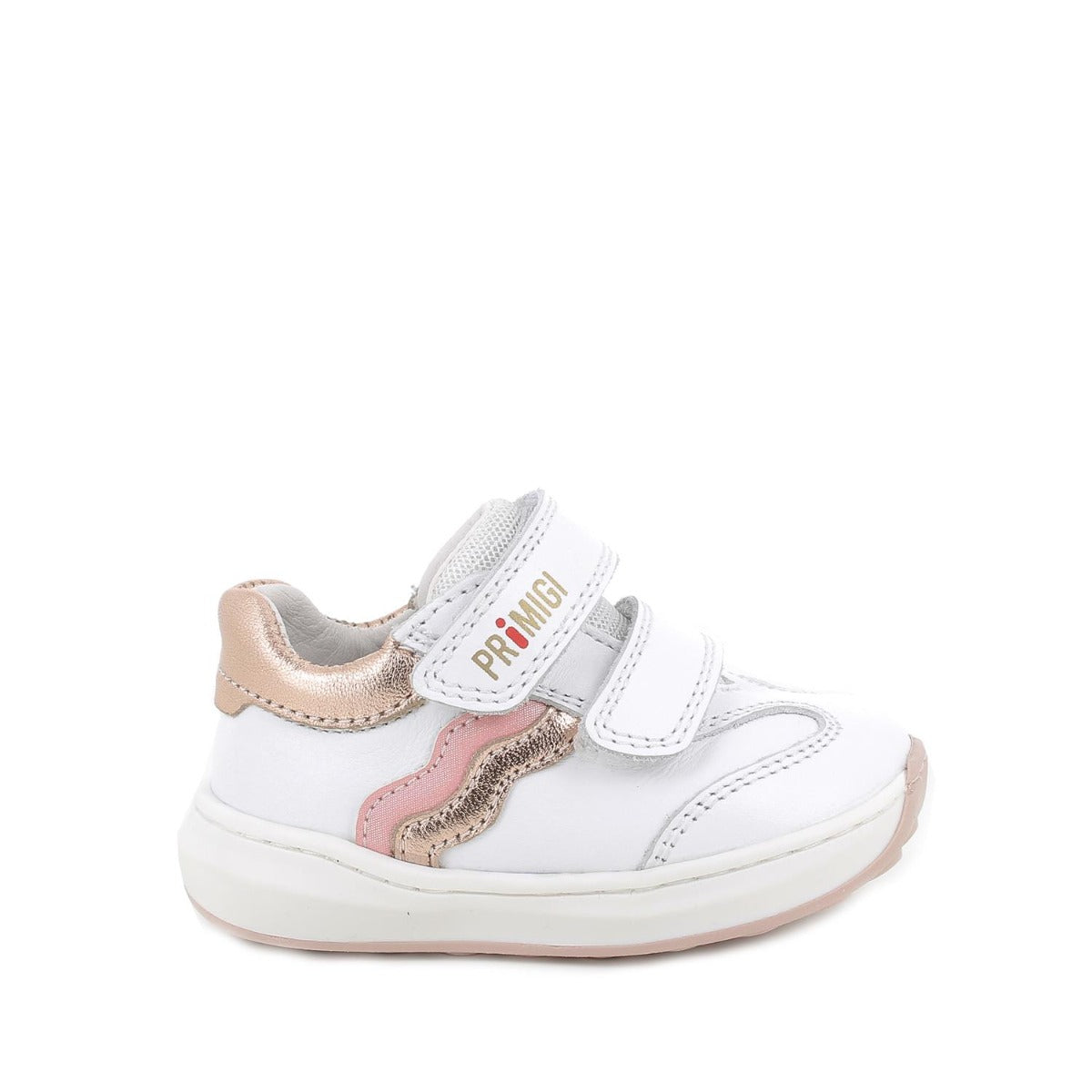 Primigi pantofi fetite 18-24 White cu dungi ondulate Fő kép