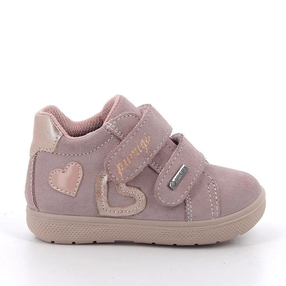 Primigi kislány cipő GORE-TEX 25-29 Velúr Phard Rosa szívecskékkel Másodlagos kép