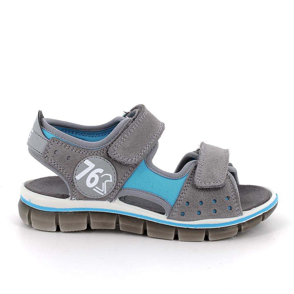 Primigi sandale baieti 26-30 Grey-Turqoise cu 76
