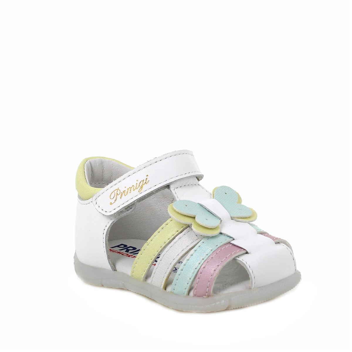 Primigi sandale fetite 18-24 White-Aquamarine-Pink cu fluturas Fő kép