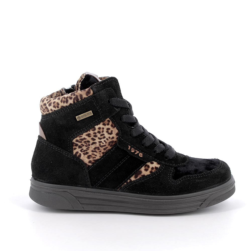 Primigi bélelt GORE-TEX cipzáras tornacipő lányoknak 31-35 Állatmintás/Fekete Másodlagos kép