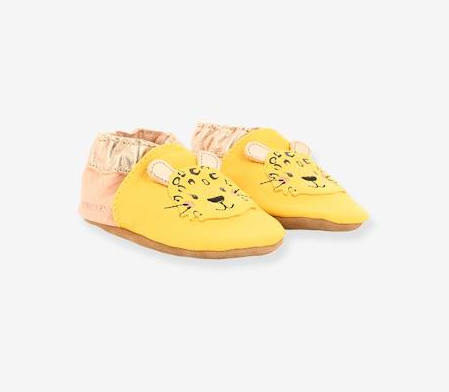Robeez pantofi fetite Eco-Friendly 17-22, Leopardo jaune Fő kép