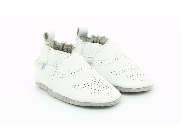 Robeez pantofi fetite Soft Solez 17-22, Chic&Smart Blanc Perm  Fő kép