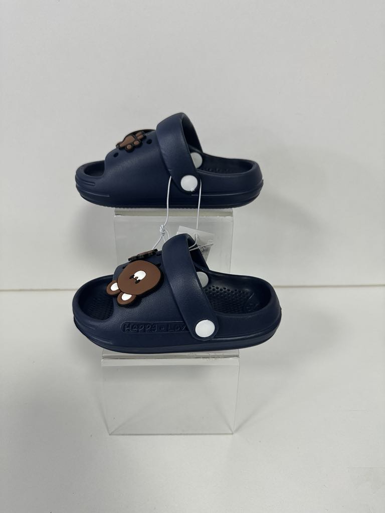 Super Cool papuci baieti 18-23 Navy cu ursulet Fő kép