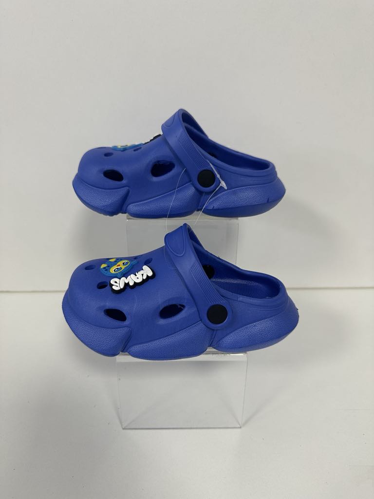 Super Cool papuci baieti tip saboti 20-31, Royal Blue cu bufnita Fő kép