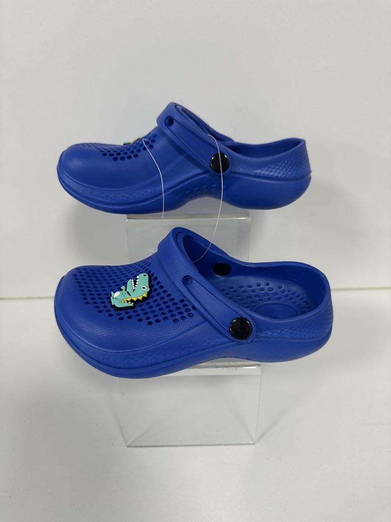 Super Cool papuci baieti tip saboti 26-35, Blue cu dino Fő kép
