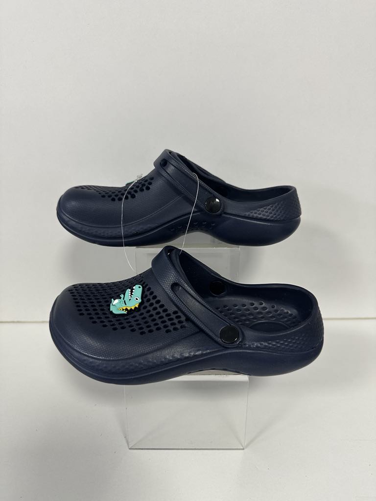 Super Cool papuci baieti tip saboti 26-35, Navy cu dino Fő kép