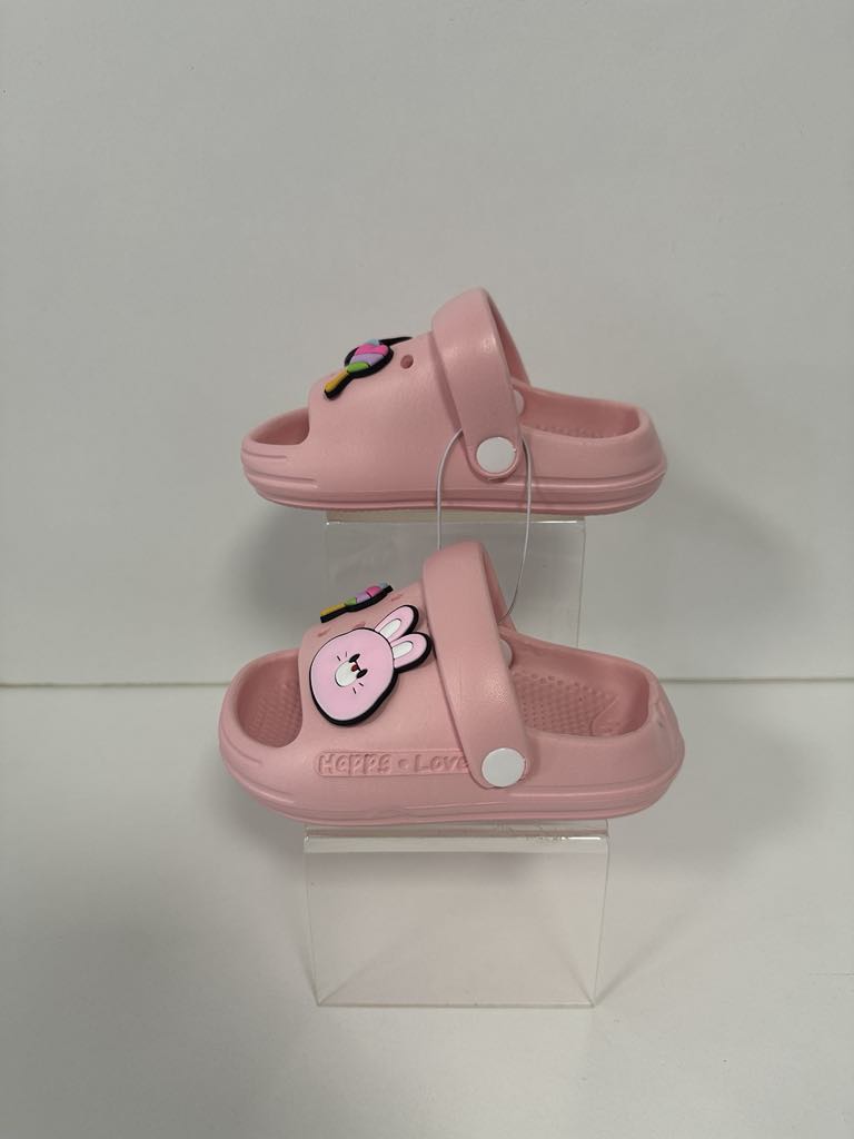 Super Cool papuci fetite 18-23, Pink cu iepuras Fő kép