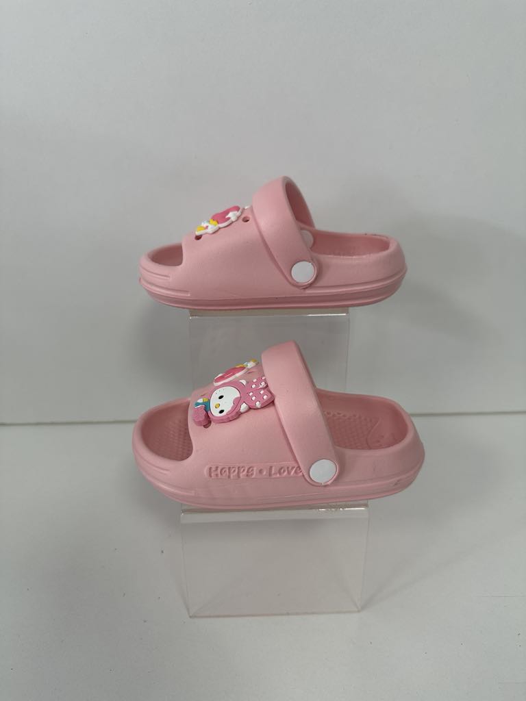 Super Cool papuci fetite 18-23, Pink cu pisica Fő kép