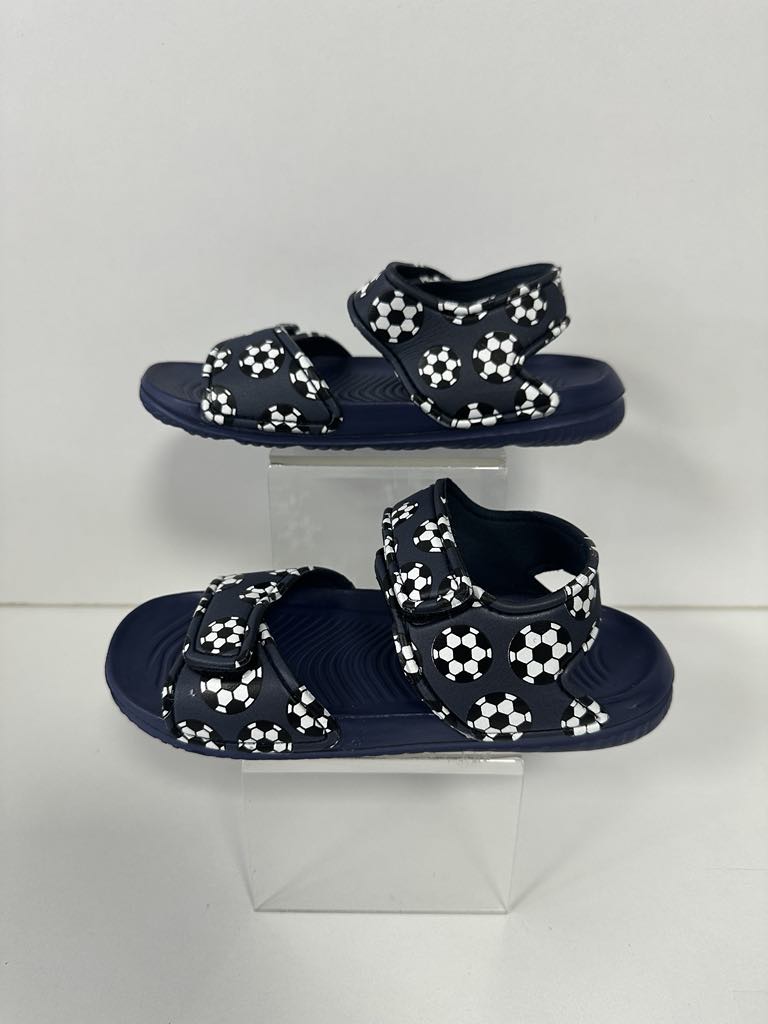 Super Cool sandale baieti din cauciuc 20-31, Navy cu minge Fő kép