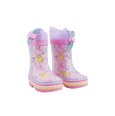 Wink cizme fete de cauciuc 22-35 Pink Meow Fő kép